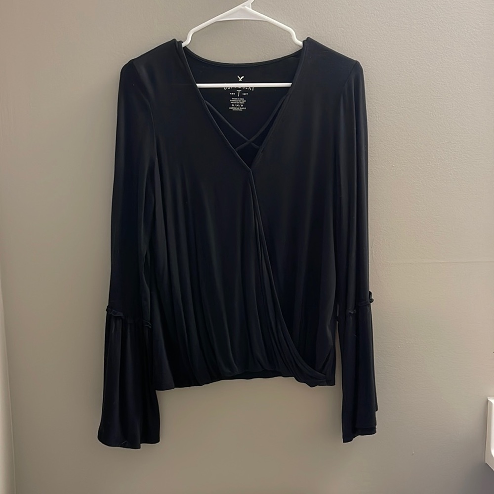 Black cross shirt